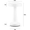 Kabellose Tischlampe | Berührungsempfindliche Nachtlichtlampe mit einstellbarer Lichtfarbe | USB-Lampe | HJA14-WEISS