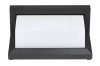 Gartenlampe, Außenwandleuchte mit LED | Integrierter Bewegungs- und Dämmerungssensor | 12W, 1200lm, IP65 | TYD-S18W-B