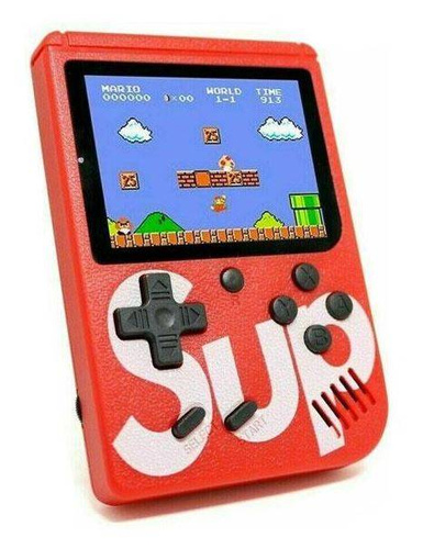 Mini tragbare Retro-Spielekonsole mit Controller | 400 Spiele 3.0 | RS400-Double