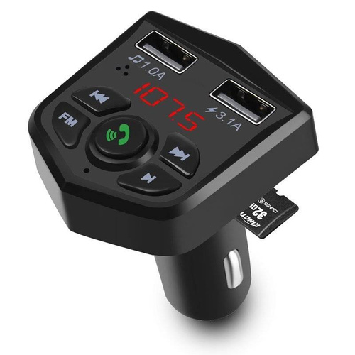 Multifunktionaler FM-Transmitter 4-in-1 | BC803-Black