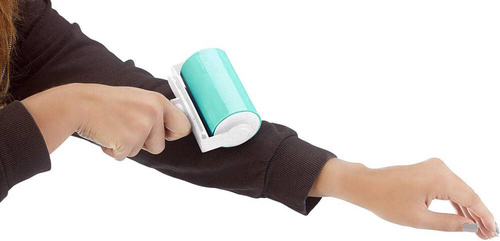 Abrollrolle | Kleiderrolle | Fellbürste | WHS-282-BLUE