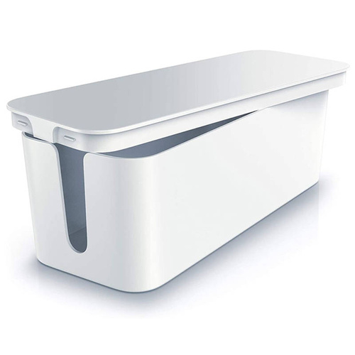 Kabel-Organizer Box | Größe L, Aufbewahrungsbox für Steckdosenleisten und Kabel | BOX | CB-L