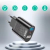 GAN | 65-W-Schnellladegerät mit USB- und PD 3.0-Anschlüssen (USB-C).