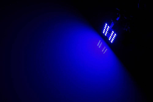 RGB-LED-Panel-Kit | 2 LED-Panels 24 SMD 5050 RGB | Farbfernbedienung | C5W- und W5W-Adapter