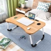 Laptopunterlage | Klappbarer Frühstückstisch | Betttablett | LFD-6040-WOOD