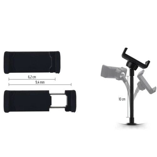 26 cm LED-Ringlicht mit 210 cm Stativ | Make-up-, Streaming- und Aufnahmeset mit Telefonhalterung |