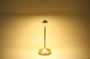 Tischlampe mit eingebautem Akku | Nachtlicht mit drei Leuchtfarben | Stimmungsvolle Lampe für Hotel, Restaurant | HJA32-SILVER