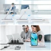 Faltbares kabelloses Ladegerät | Ladestation für iPhone, Apple Watch und AirPods | 15 W | MD-DK15-15W-W