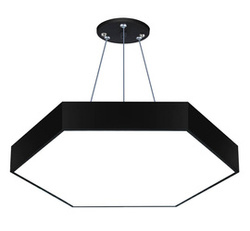 LED-Pendelleuchte 36W | Vollsechseck | Aluminium | Blendfreies CCD | Φ40x6 | LPL-003