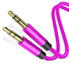 Kabel Mini Jack 1M | Vergoldete Anschlüsse | AU-1-1M