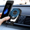 Kfz-Halterung mit Schwerkraftmechanismus | Induktive Ladegerät Fast Charge 10 W | schwarz | Q006-Black