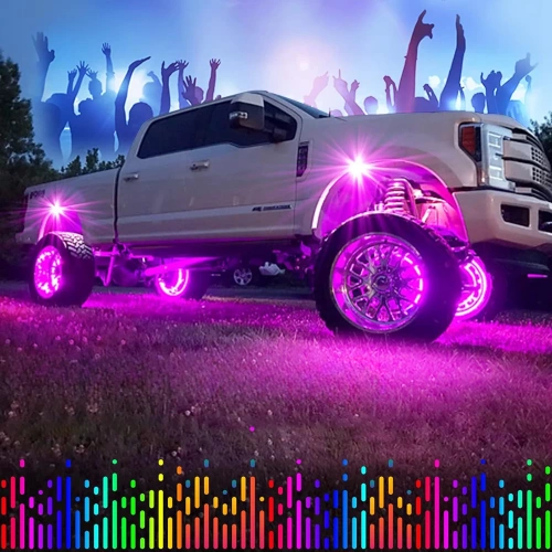 Autolichter | RGB-LED | Fahrgestellbeleuchtung 4 Stück