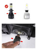 H4 LED Scheinwerferlampen S4 COB 80W 16.000 lm | 2 Stück