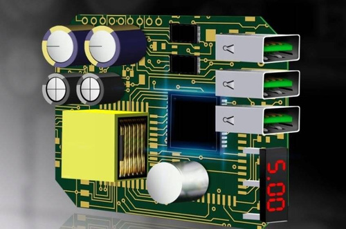 Schnellladegerät 3x USB mit LED-Display | Schnellladung Quick Charge 3.0 | CA-006