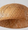 Natürliche Bambuslampe | BOHO geflochten | 80cm