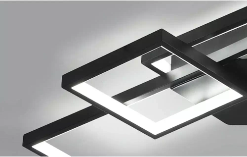 Moderne Deckenleuchte | LED-Deckenleuchte | Schwarz | XL-016-82W-B