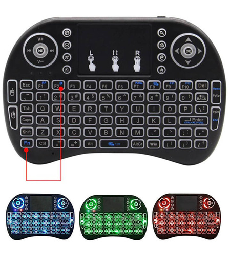 Wireless-Tastatur mit Touchpad-Beleuchtung | i8