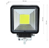 LED-Arbeitsleuchte quadratisch | 144 W | COB-Panel mit 144 Dioden | IP65 | WL-COB-144W