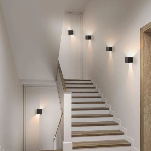 Gartenlampe, LED-Außenwandleuchte | oben - unten | 6W, IP65 | BD-C035
