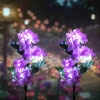 LED-Gartenleuchte Solar Blume Hortensie | 76 cm, 600 mAh | lila | FLD-37-PURPLR
