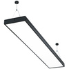 LED-Pendelleuchte | 120 cm, 40 W, Breite 18 cm | schwarz