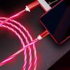 3-in-1 2M | Leuchtendes magnetisches Ladekabel für Telefon mit 3 Anschlüssen | AM67