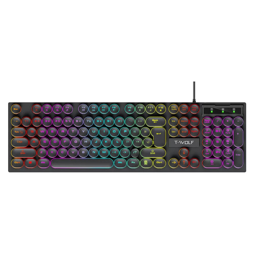 Gaming-Set Tastatur und Maus, RGB-LED-Beleuchtung, USB | TF270