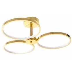 Moderne Deckenleuchte | Plafon | LED | Gold | QBD-3C-70W