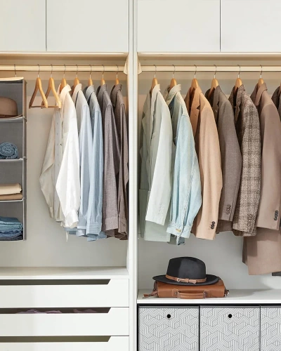 Kleiderbügel-Set | Holzkleiderbügel für Kleiderschrank | HLD-Z10