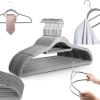 Samt-Kleiderbügel | Kleiderbügel-Set für den Schrank | HLD-Z08