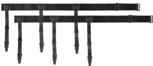 Hemd-Haltegurt | Sockenhalter zur Fixierung des Hemdes in Hose oder Rock | schwarz | MR-1004-BLACK