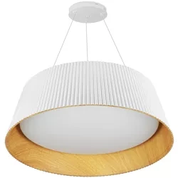 Moderne LED-Pendelleuchte | Kronleuchter mit 1 Lichtpunkt | CDL-461-WEISS