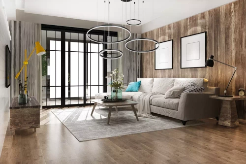 Mehrfachfunktionale moderne Pendelleuchte | LED | Schwarz | RLK-C04-120W-B