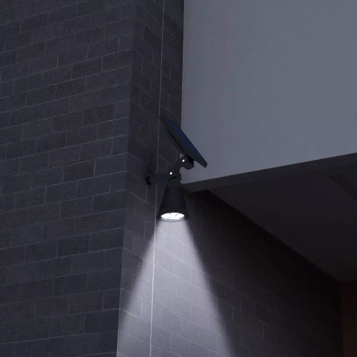 Solar-Gartenlampe LED mit Erdspieß | Strahler SPOT | 250lm, 2200mAh, 4 LED | YNG-4LED