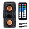 Tragbare Bluetooth-Säule | 4 Lautsprecher, Holzgehäuse | Mikrofoneingang und "Karaoke"-Modus | SP-A25