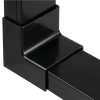 Innenwinkel-Verbinder für Kabelkanal | 40 × 20 mm | schwarz | CDT-04-Black