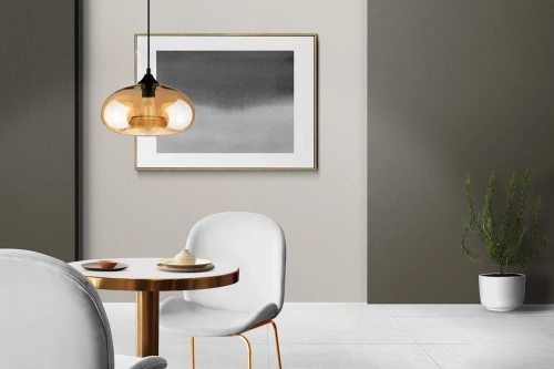 Moderne Glas-Hängelampe | Hellbraun | GB-D28-LBR