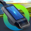 Garten Solar-LED-Lampe mit Bewegungs- und Dämmerungssensor IP65 | 120 LED-COB-Lampen | IR-Fernbedienung | LD-120COB-1S
