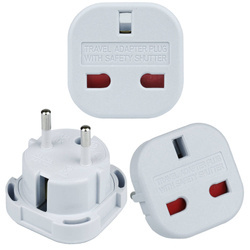 Netzadapter UK - EU/PL | weiß | AD-EU96