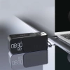 FM-Radio mit Wecker und kabelloser Ladefunktion | Multifunktionslautsprecher mit Bluetooth und Induktionsladegerät | WD-500-BK