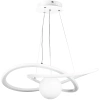 LED-Pendelleuchte | 3D-Mond-Design | 60 cm, 72 W | RLT-60CM-72W-W