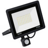 LED-Strahler 50W mit Bewegungs- und Dämmerungssensor | 4750 lm | 220V | BLS-50W