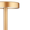 34 cm Tischlampe mit eingebautem Akku | Nachtlicht mit drei Leuchtfarben | Stimmungsvolle Lampe für Hotel, Restaurant | HJA28-ROSEGOLD-2