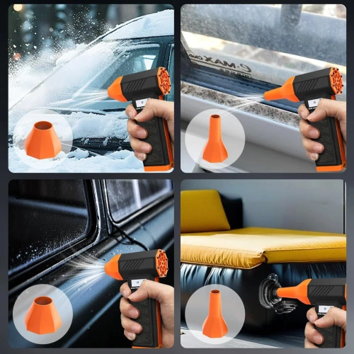 Elektrische Turbogebläse | 130.000 U/min, 5.000 mAh Akku | FAN-P30-B+O