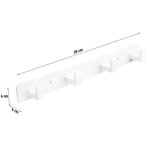 Handtuchhalter für Bad oder Küche | Loft | weiß | DSG-H04