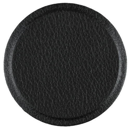 Handyhalterung Magnetplatte | Schwarzes Kunstleder | MSS