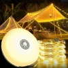Multifunktionale LED Campinglampe mit 10 m Lichterkette, Powerbank und Magnet | Wasserdichte Lampe mit eingebautem 2000 mAh Akku 5 Leuchtmodi | KQ-5004