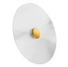 Runde Wandleuchte ⌀35 cm | Moderne Wandleuchte mit geriffeltem Schirm | WLB-D350