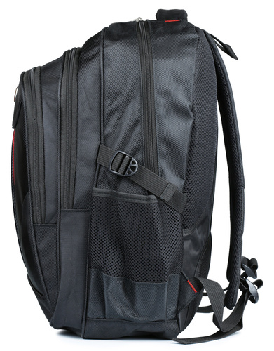 Universaler, robuster Rucksack mit Laptopfach | 30l, 3 Fächer, ballistisches Nylon 1680D | schwarz | BR11