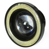 LED760 | 2-tlg. - Nebelscheinwerfer-Set mit eingebauten Angel Eyes LED DRL-Ringen | Tagfahrlicht | rund ø 76 mm